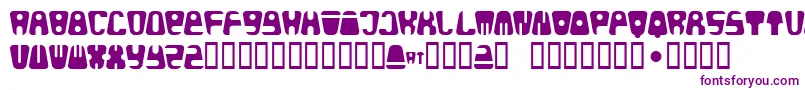 Bald-Schriftart – Violette Schriften