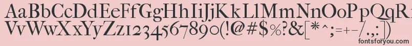 Fefcrm2 Font – Black Fonts on Pink Background