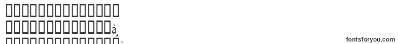 BoneribbonTall-Schriftart – thailändische Schriften