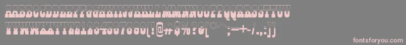 AGildiatitulbw Font – Pink Fonts on Gray Background