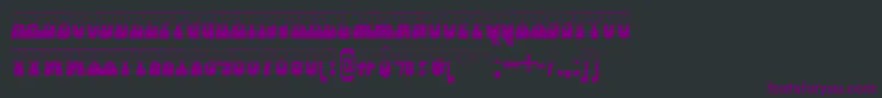 AGildiatitulbw Font – Purple Fonts on Black Background