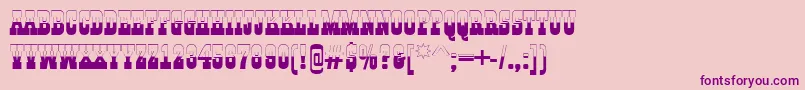 AGildiatitulbw Font – Purple Fonts on Pink Background