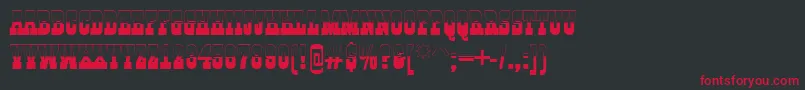 AGildiatitulbw Font – Red Fonts on Black Background