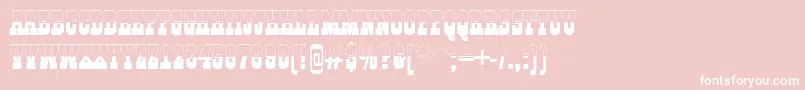 AGildiatitulbw Font – White Fonts on Pink Background