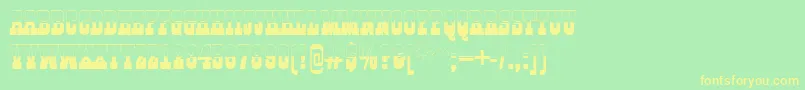 AGildiatitulbw Font – Yellow Fonts on Green Background