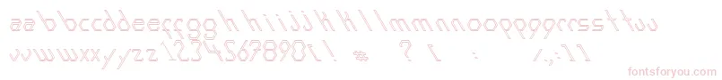 ExansInline-Schriftart – Rosa Schriften