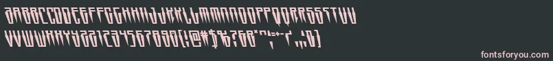 Swordtoothleft Font – Pink Fonts on Black Background