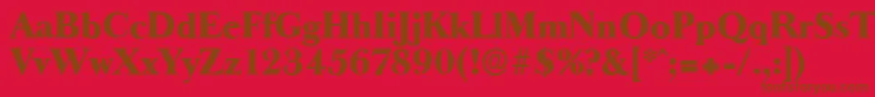 Más sobre la fuente BaskeroldserialHeavyRegular fuente BaskeroldserialHeavyRegular – Fuentes Marrones Sobre Fondo Rojo