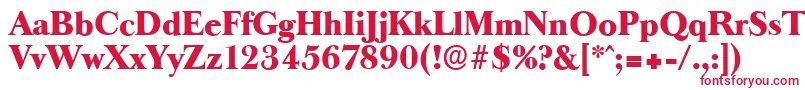 BaskeroldserialHeavyRegular Font – Red Fonts