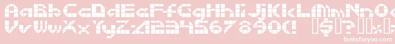 Litebrit Font – White Fonts on Pink Background