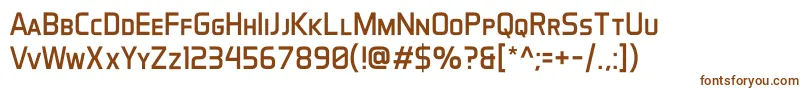 AeroMaticsDisplayRegular Font – Brown Fonts on White Background