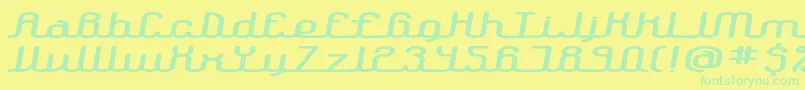 Lisätietoja LowdownBrk-fontista LowdownBrk-fontti – vihreät fontit keltaisella taustalla