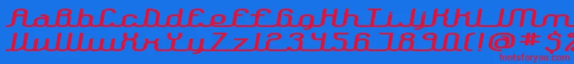 Подробнее о шрифте LowdownBrk Шрифт LowdownBrk – красные шрифты на синем фоне