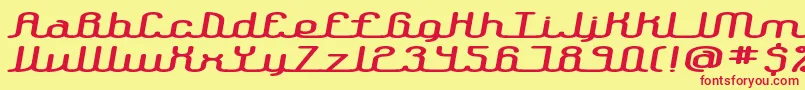 More about LowdownBrk Font LowdownBrk Font – Red Fonts on Yellow Background