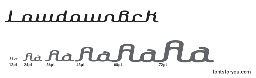 LowdownBrk Font Sizes