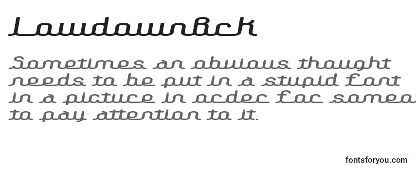 LowdownBrk Font