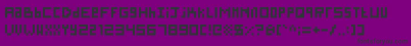 SillyPixel Font – Black Fonts on Purple Background