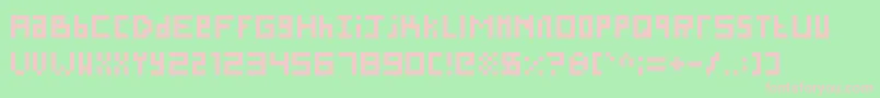 SillyPixel Font – Pink Fonts on Green Background