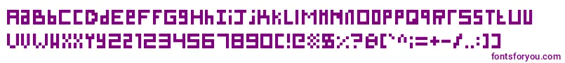 SillyPixel-fontti – violetit fontit