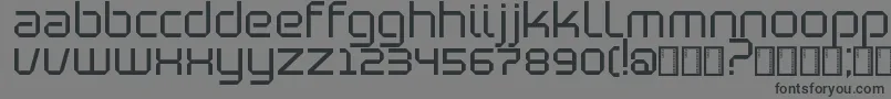 BlutterSlim Font – Black Fonts on Gray Background