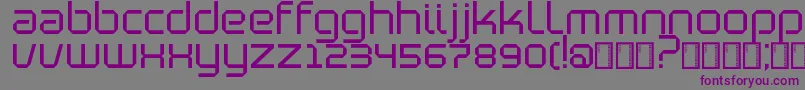 BlutterSlim Font – Purple Fonts on Gray Background