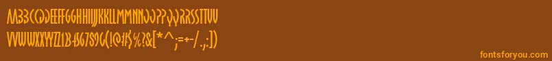 Más sobre la fuente OklahomasoftOpen fuente OklahomasoftOpen – Fuentes Naranjas Sobre Fondo Marrón