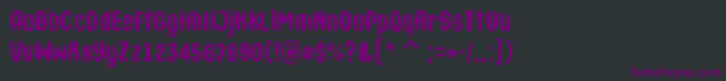 fuente ATechnicsbrlDemibold – Fuentes Moradas Sobre Fondo Negro