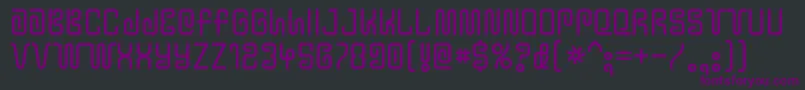 Подробнее о шрифте YtwokbugRegular Шрифт YtwokbugRegular – фиолетовые шрифты на чёрном фоне