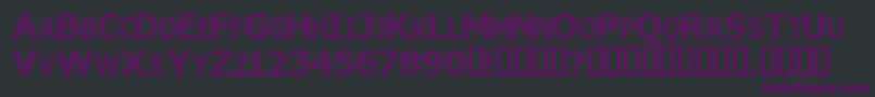 WhereIsTheRest Font – Purple Fonts on Black Background
