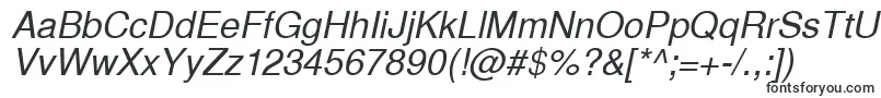 InuktitutsskItalic-fontti – Xiaomi-fontit