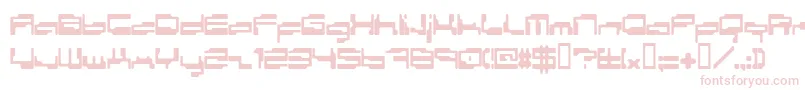 PersonalComputer-fontti – vaaleanpunaiset fontit