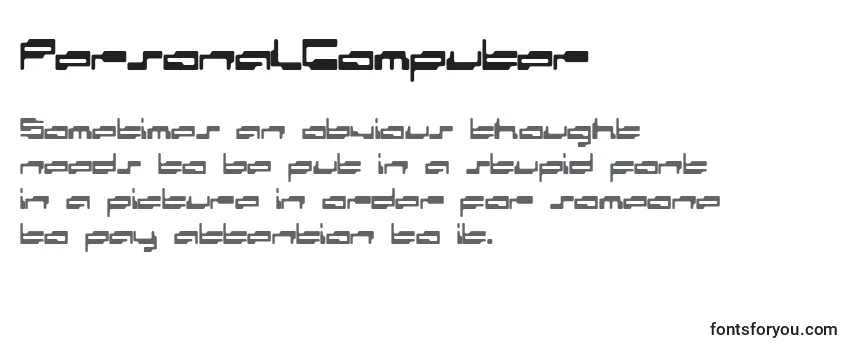 Шрифт PersonalComputer