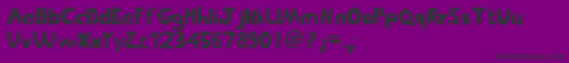 JetmixV2 Font – Black Fonts on Purple Background