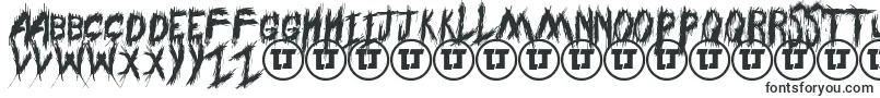 Czcionka ThroughStruggledemo – czcionki do logo