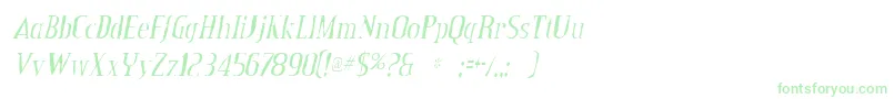 CreditvalleygauntItalic Font – Green Fonts