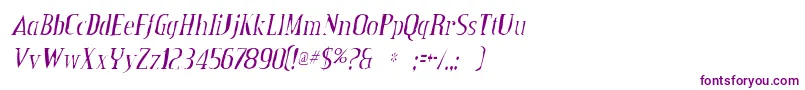 CreditvalleygauntItalic Font – Purple Fonts