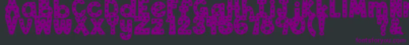Weitere Informationen zur DjbStarryStarryFont-Schriftart DjbStarryStarryFont-Schriftart – Violette Schriften auf schwarzem Hintergrund