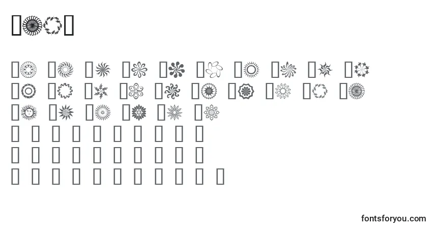 Schriftart Fts1 – Alphabet, Zahlen, spezielle Symbole