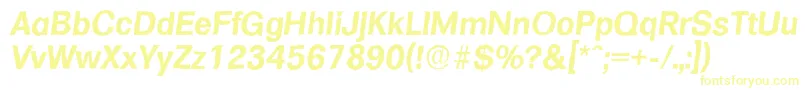 FormulaantiqueBolditalic Font – Yellow Fonts