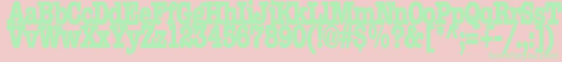 Más sobre la fuente Boccitext13Bold fuente Boccitext13Bold – Fuentes Verdes Sobre Fondo Rosa
