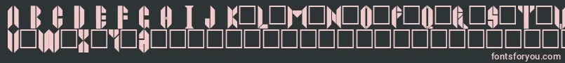 Joppatowne Font – Pink Fonts on Black Background