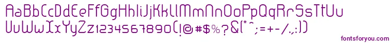 LeroticaSemilight Font – Purple Fonts on White Background