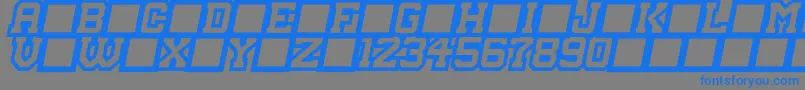 MasterDroid Font – Blue Fonts on Gray Background