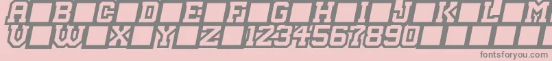 MasterDroid Font – Gray Fonts on Pink Background