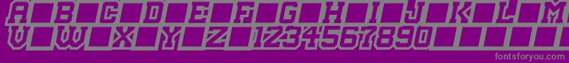 MasterDroid Font – Gray Fonts on Purple Background