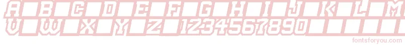 MasterDroid Font – Pink Fonts on White Background