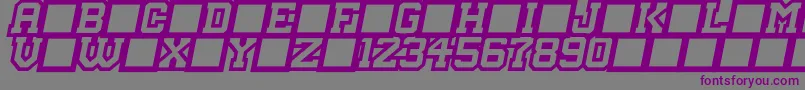 Шрифт MasterDroid – фиолетовые шрифты на сером фоне