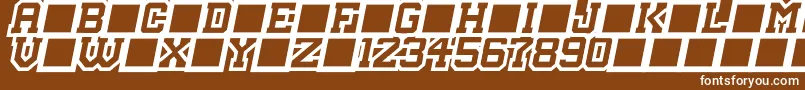 MasterDroid Font – White Fonts on Brown Background