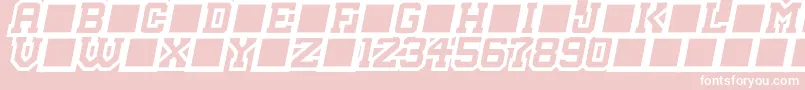 MasterDroid Font – White Fonts on Pink Background