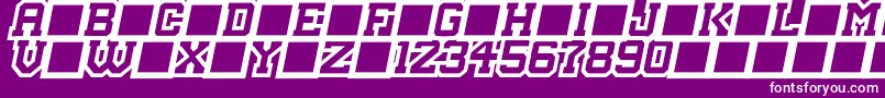 MasterDroid Font – White Fonts on Purple Background